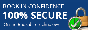 100% Secure - Book with confidence